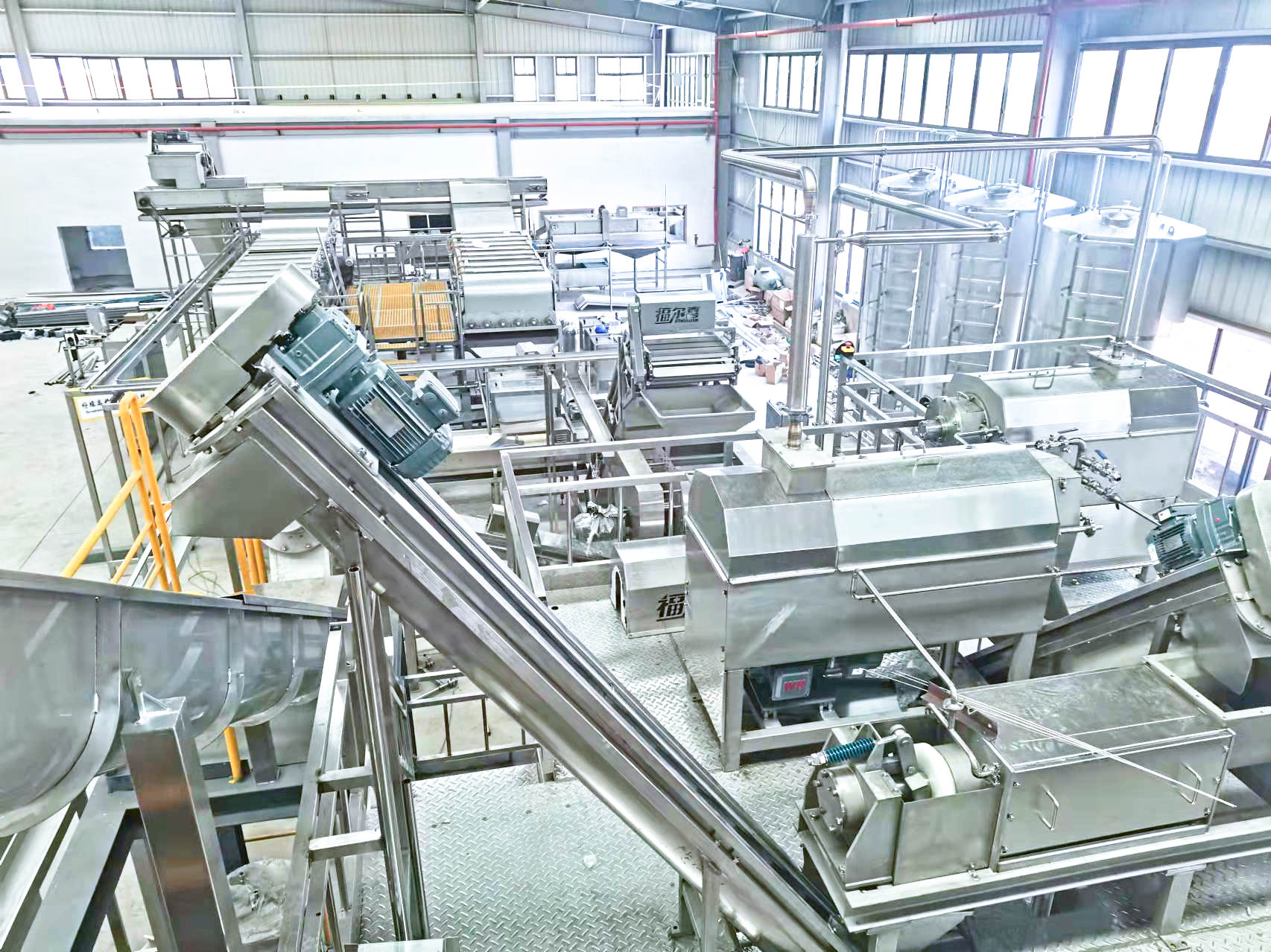 青梅深加工交钥匙工程工程现场